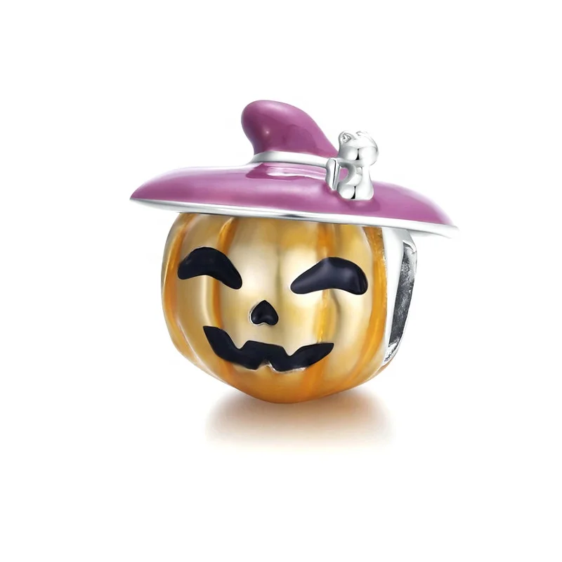 Hot Sale 2022 New fashion high quality ALE S925 sterling silver pan dora Halloween Pumpkin Charm Gift for Friend