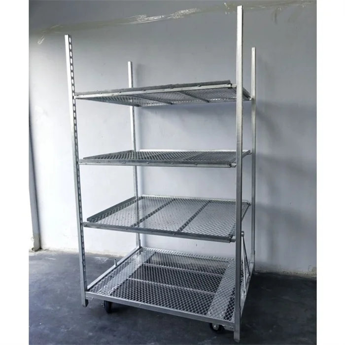Professional Quality Flower Nursery Display Danish Trolly Trolley Cart In Greenhouse From China
