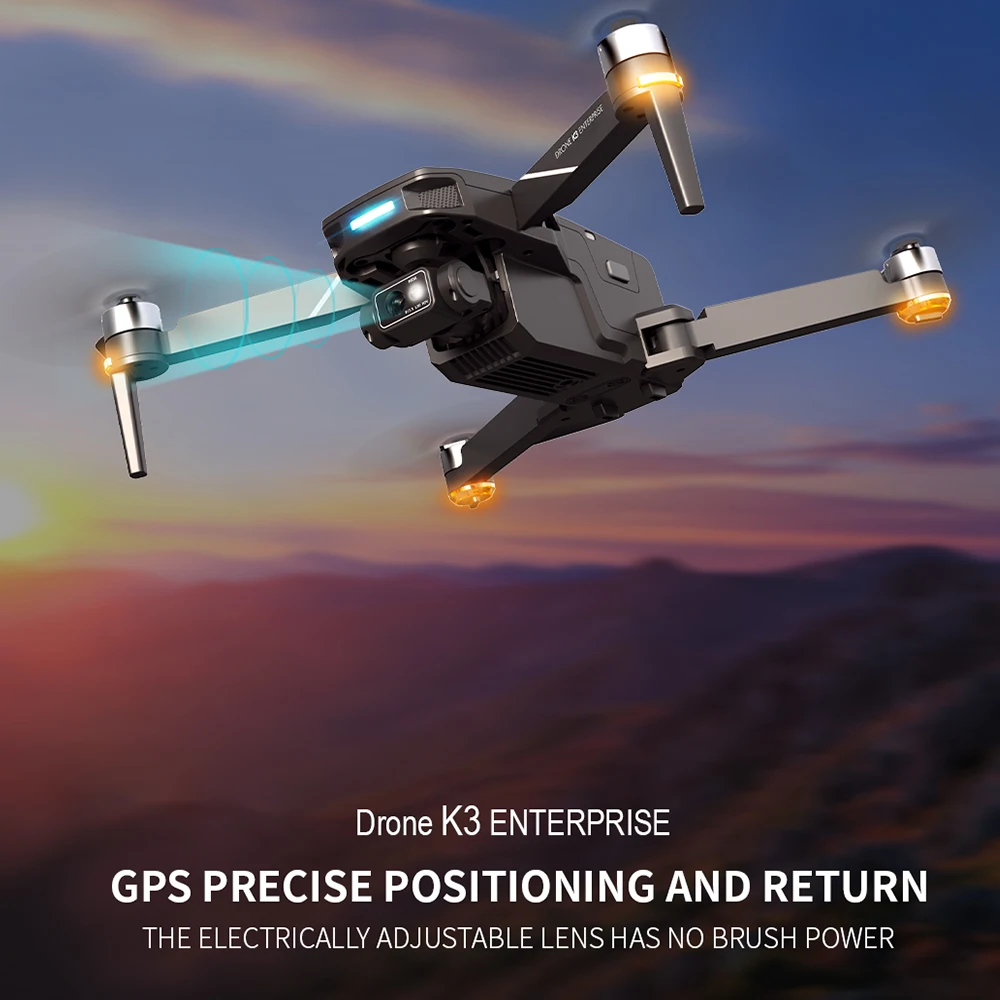 Amiqi K3 30Mins Camera Drone 6K Gps Professional With Three Axis Gimbal Quadcopter Brushless 5G 1Km Long Distance Dron Rc Toys