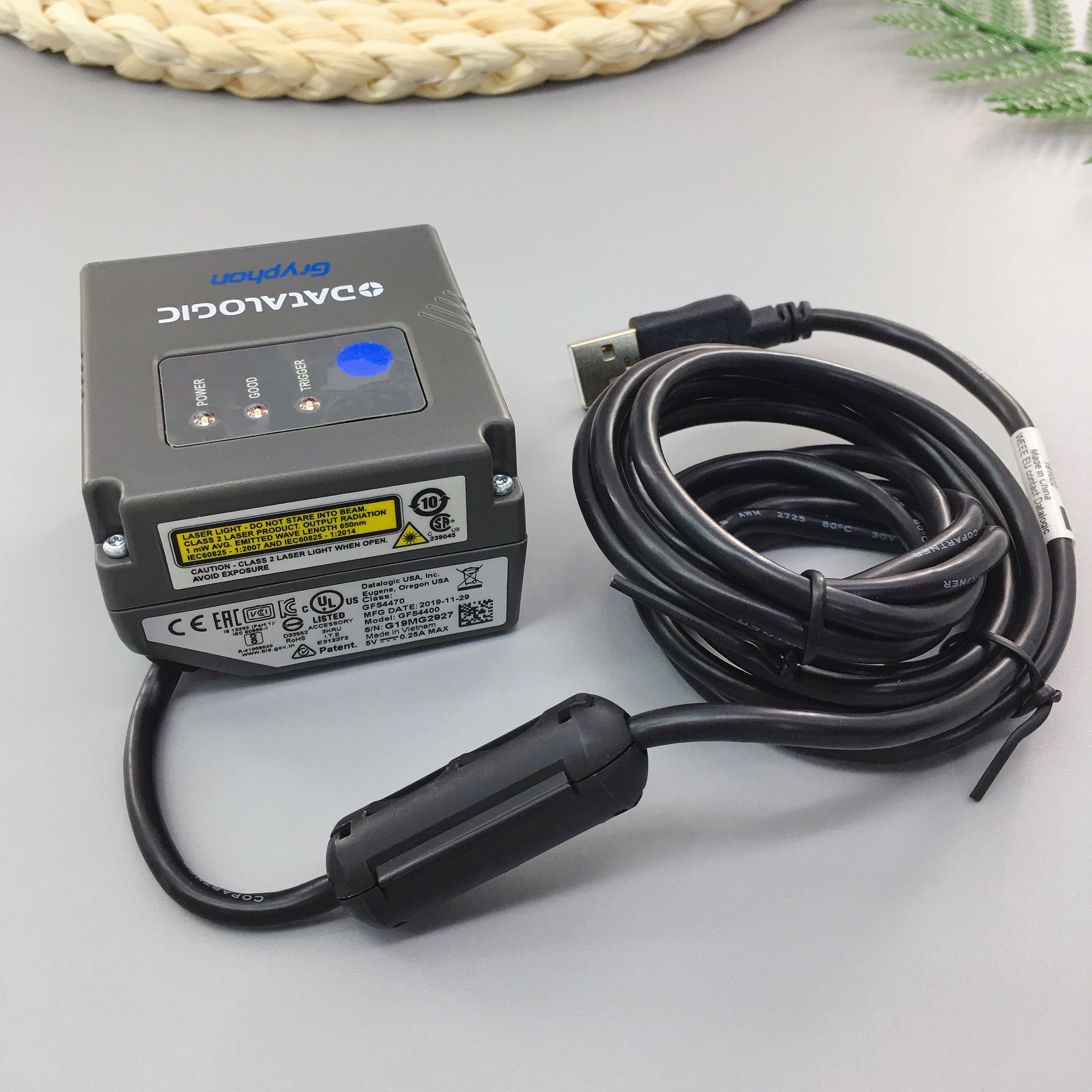  Проводной мини-сканер штрих-кода Datalogic Gryphon I GFS4400 2D