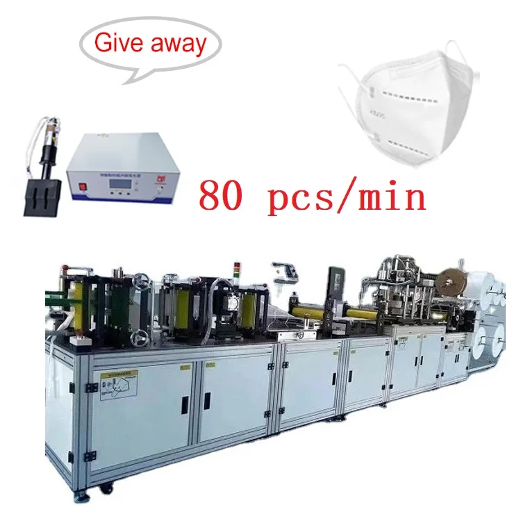 Kn95 full automatic n95 mask production face surgical servo disposable making machine
