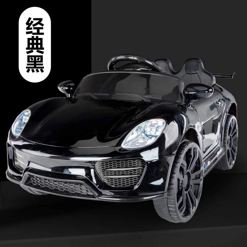 Motorized Rechargeable Wholesale Ride On Battery Operated Kids Baby Porschee Electronic Car For Kids Children Kids 2 Seats