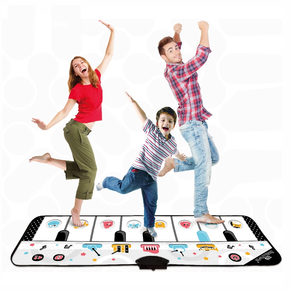 Детский oem звездный стиль мягкая клавиатура игровой ковер обучающая игрушка фортепиано музыкальный коврик