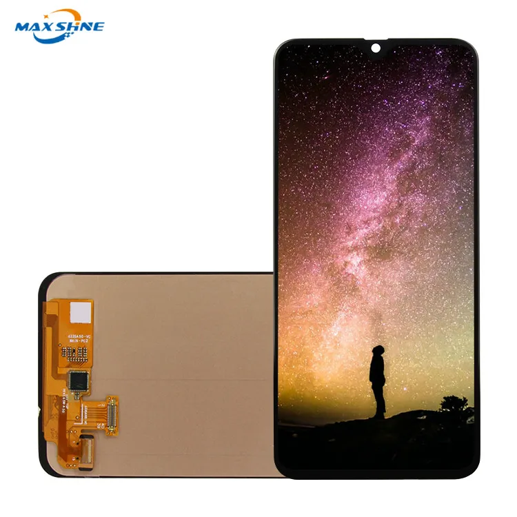 Hot Sell Mobile phone LCD screen original quality display digitizer replacement touch screen for Samsung A30 display with frame
