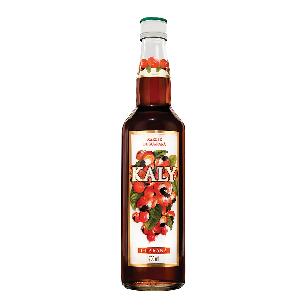 Kaly Tropical Energetic Fruit Bottled Beverage Guarana Flavored Syrup