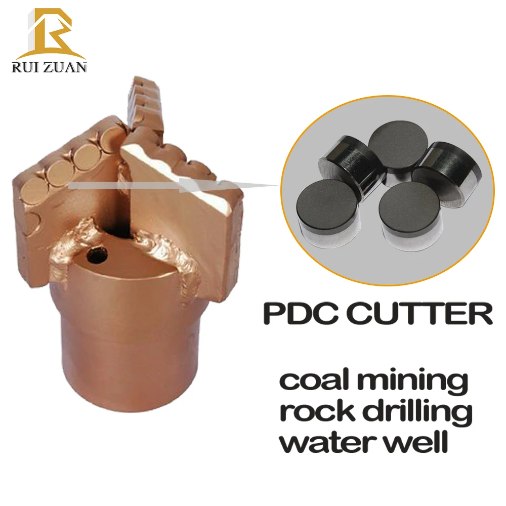 PDC drag bit oil exploration drill bits pdc cutters for stone mining quarry