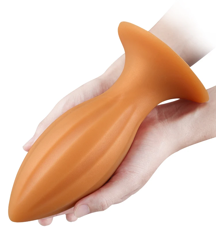 
Most Popular Point Tapered Three Sizes Liquid Silicone Masturbators Safety Huge Soft Anal Plug Adult Sex Toys For Men Women 