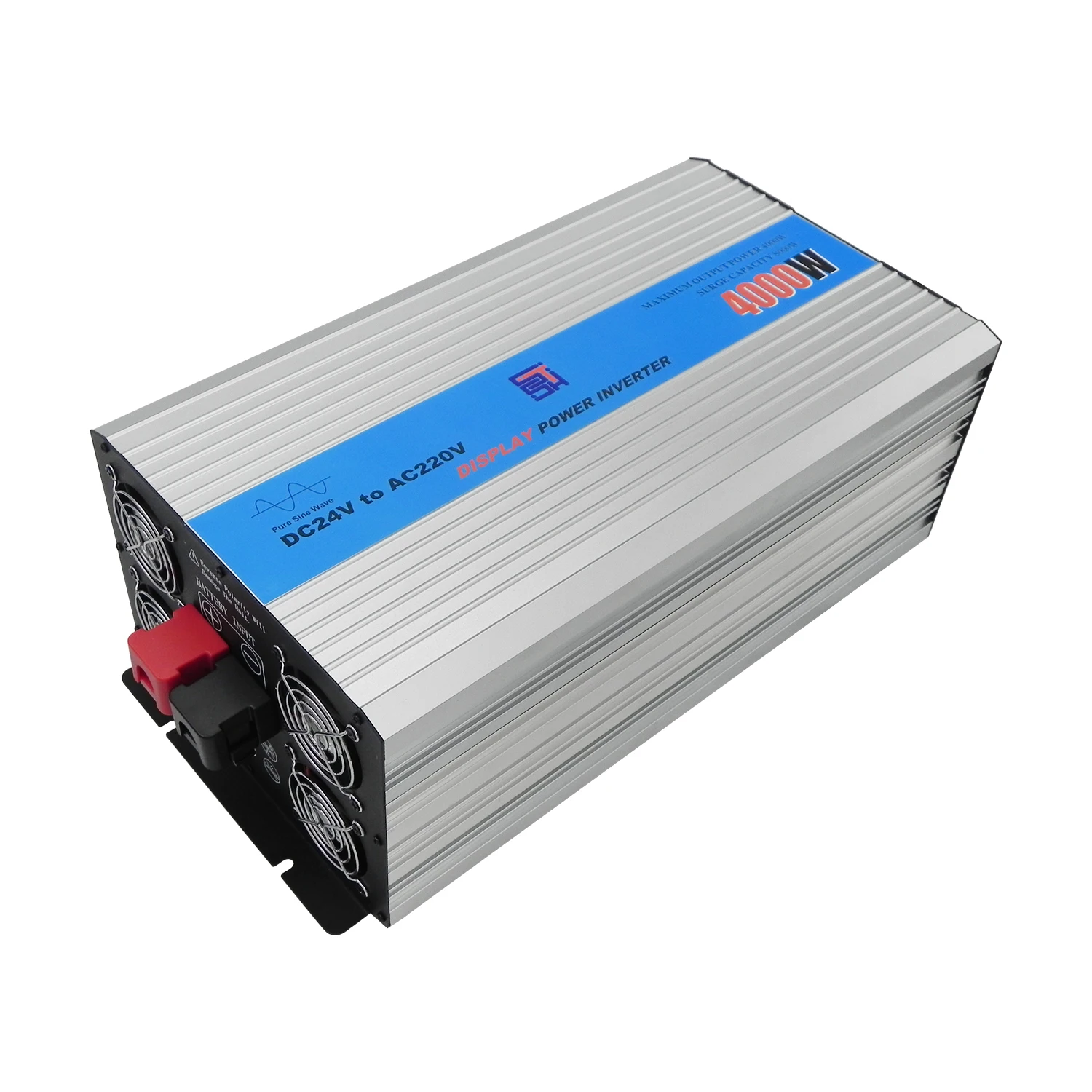 Best price 4000 watt 8000w peak LED power inverter 12v 24v 48v dc to 110v 220v ac off grid pure sine wave power inverter 4000W