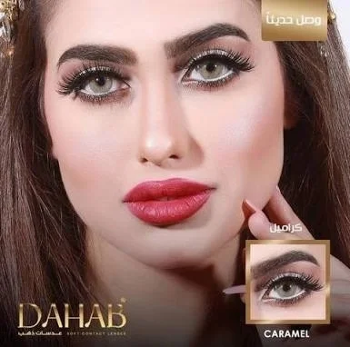
Daily colored contact lenses good price Prescription CARAMEL#21koran material 10 pc inside 