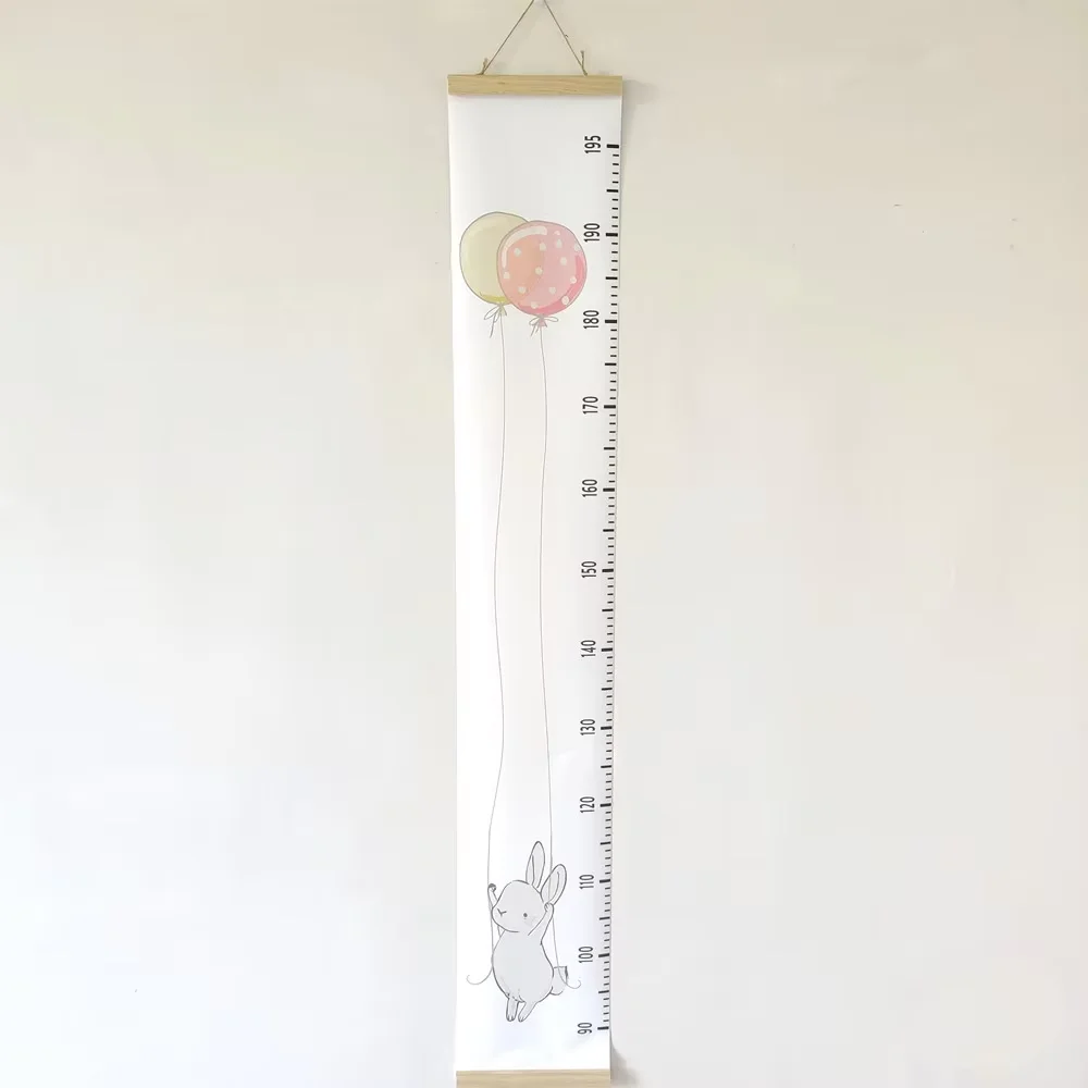 Growth Charts for Kids Baby Height Growth Chart Ruler Removable Canvas Wall Hanging