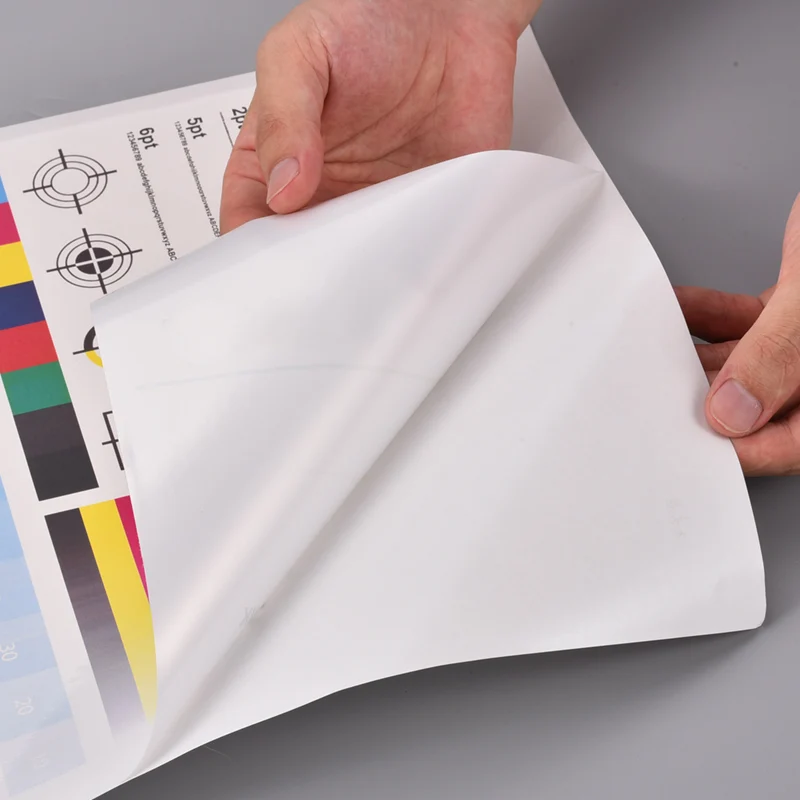 Professional self adhesive paper manufacturer produce A3 label paper for digital printers coated paper stickers
