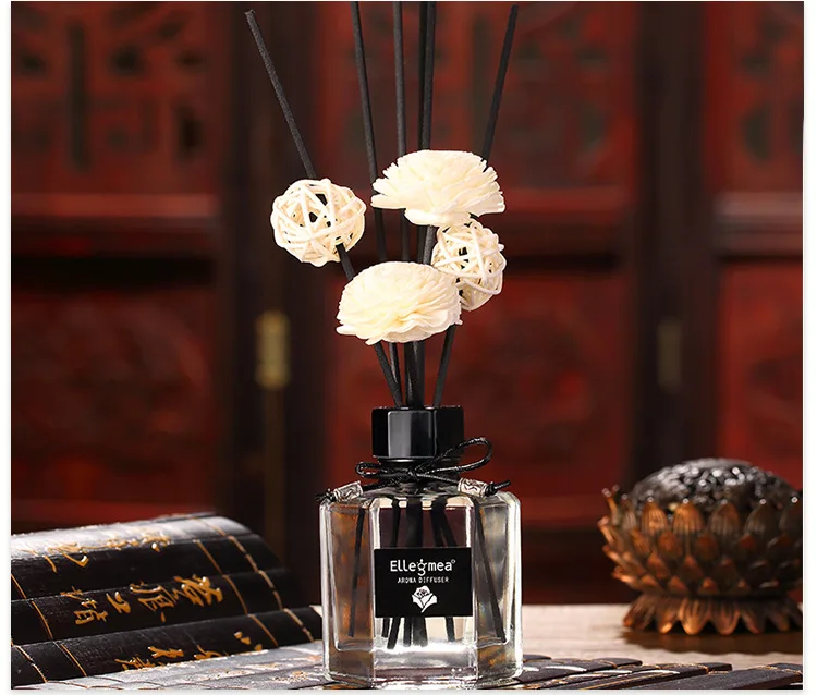 
Wholesale Luxury Custom Glass Bottle Aromatic Essential Oil Scent Stick Reed Diffuser 