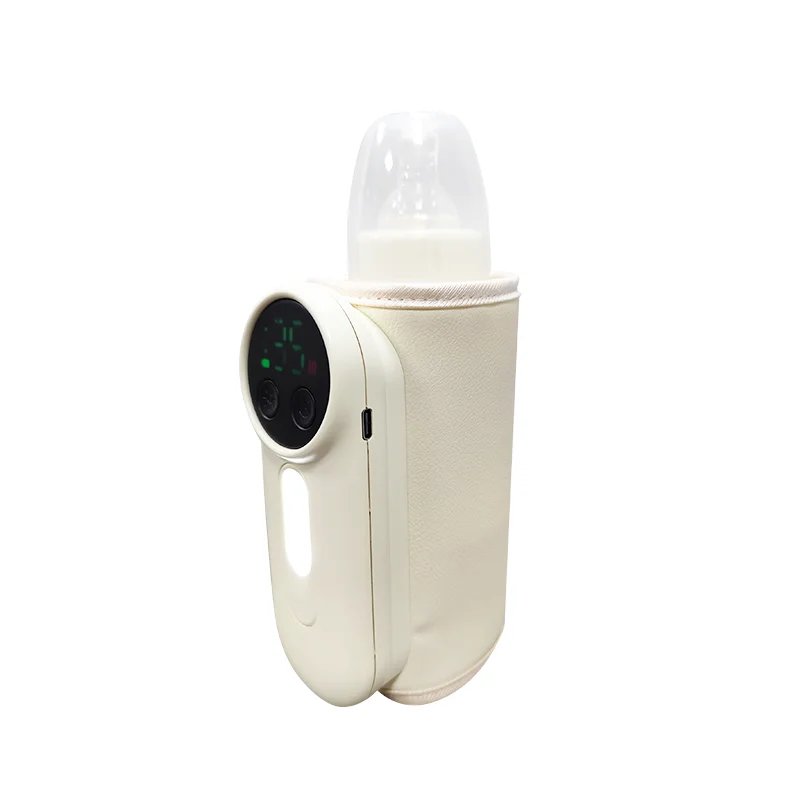 New Design 2024 Multi-functional Smart Wireless Bottle Warmer USB Portable Baby Breast Milk Heater Warmer