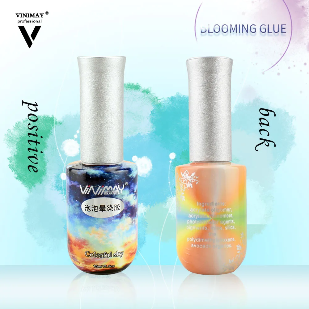 Vinimay Nail Supplies Drawing Gel Polish Marble Art Ink Nail Water Blooming Watercolor Liquid Dyeing UV Gel Nail Polish
