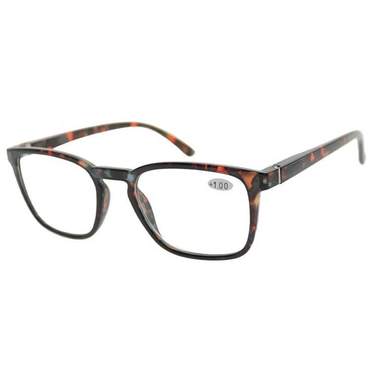 Sunbest 5907 Read Eye Glasses Manufacturer OEM Customized Presbyopic Glasses PC Square Spring Hinge Reading Glasses