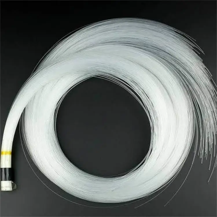 300pcs 3m fiber optic strands diameter 1mm end glow or with dots PMMA plastic optical fiber bundles