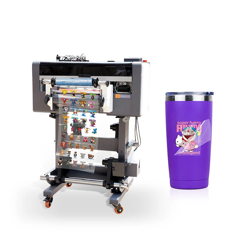 Roll To Roll Xp600 Head 30 Cm I3200 Printing Service Film Ab Uv Dtf Printer Ab Film Machine With Shaker