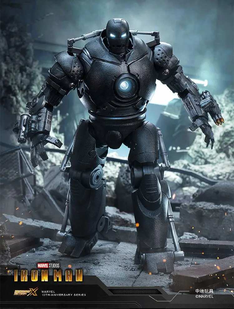 Оригинальные игрушки ZD Tony Stark Iron Monger светящаяся модель ручная игрушка 1915-01 фигурка