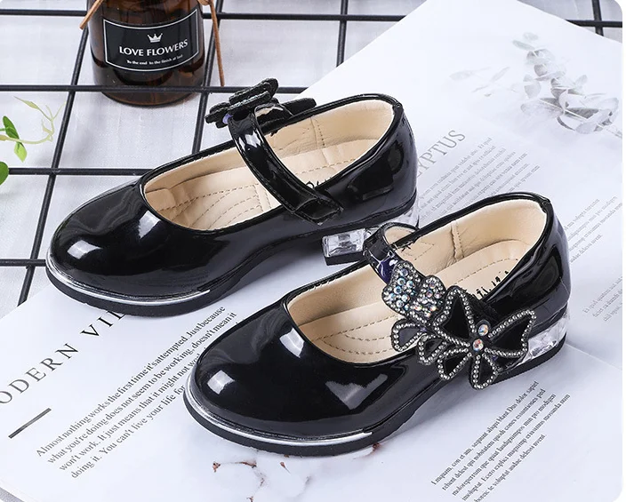 2020 детская модная повседневная обувь принцессы для девочек на весну и осень оптовая продажа