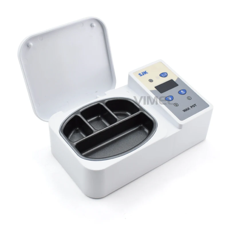 New Portable Dental Wax Pot SJK Digital Dental Carving Warmer Heater 4 Pots Lab Equipment Dentistry Tool