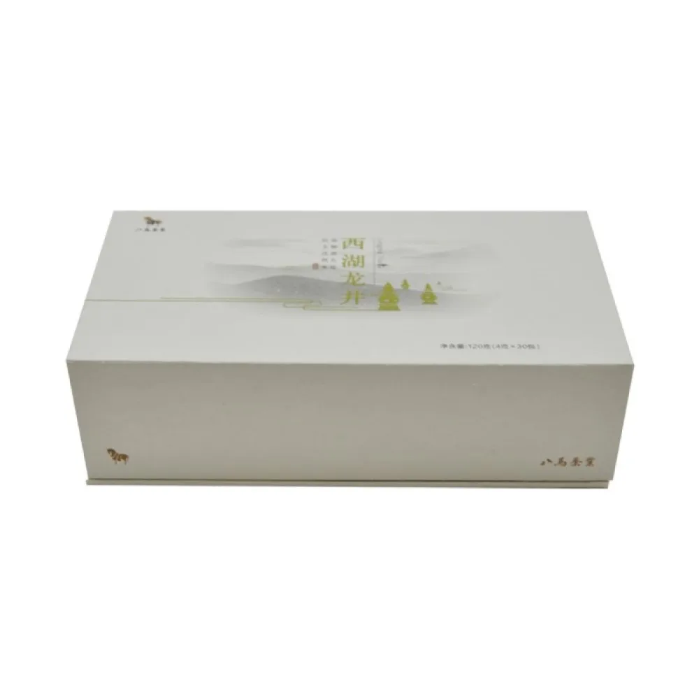 Custom Luxury Recycled Cup Tea Bag Paper Cardboard Gift Box Tea Set Bag Gift Tea Magnetic Gift Packaging Box With Logo