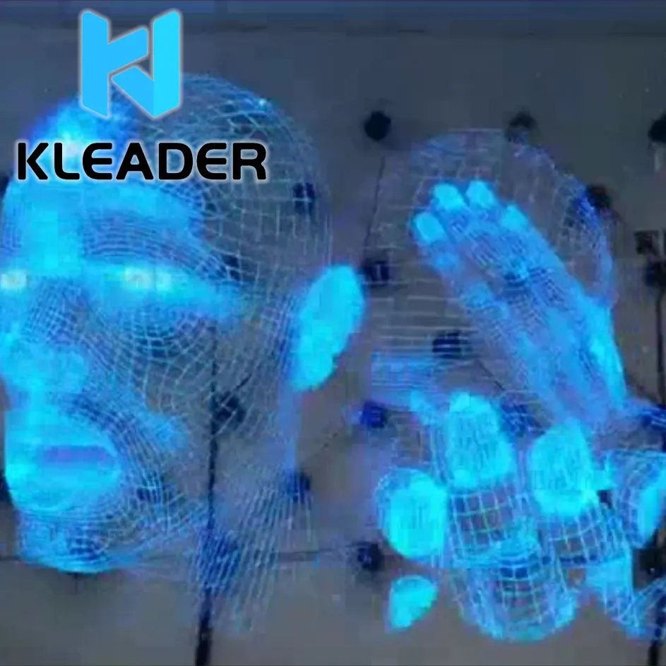 3D holographic LED fan display software effect display floating image hologram indoor interactive projection immersive led fans