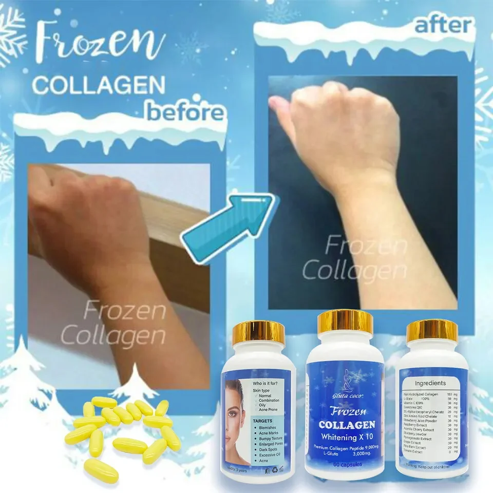 5D Gluta Skin Whitening capsules Glutathione Capsule With Collagen Pill Tablets