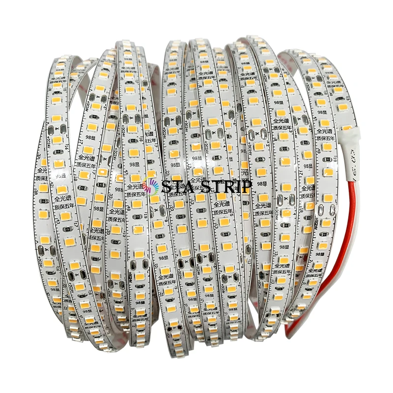 Наружные внутренние украшения световые полосы высокой яркости CRI98 DC24V 12 Вт светодиодные ленты 120 светодиоды/м гибкие SMD 2835