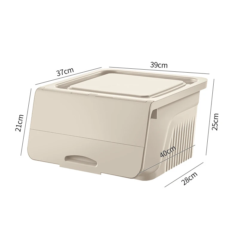 Safe Odorless Large Capacity Front Opening Stackable Baby Room Children Toys Set Storage Box
