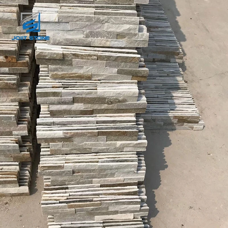 Natural Slate Exterior Culture Stone Brick Veneer For Outdoor Wall