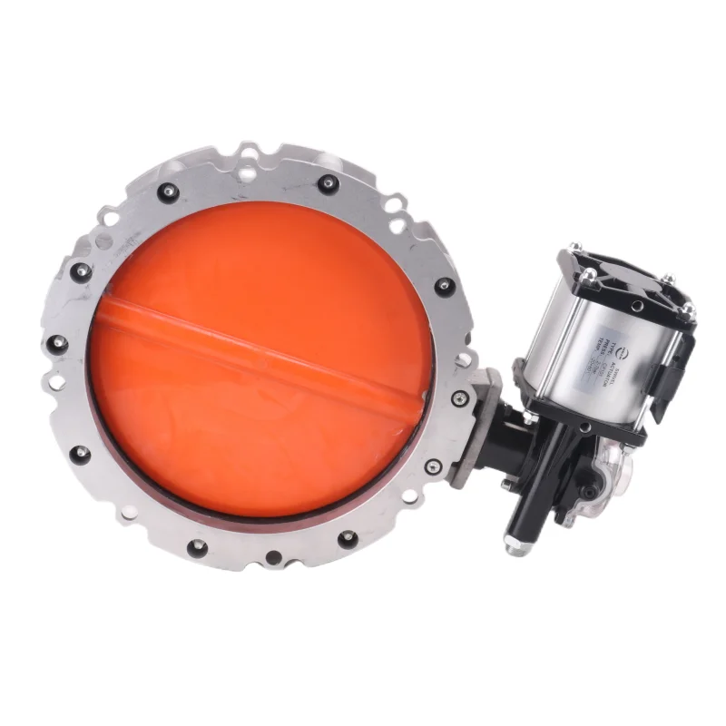 V1fs Cement V2fs Dust including Actuators Pneumatic Powder Butterfly Valve for cement powder made in china HGZK