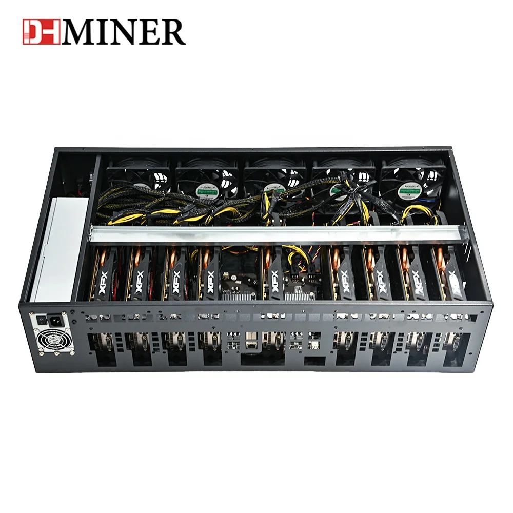 3060 Dedicated Silent Case X79 5GPU 8GPU 9GPU IDC PC Case with DDR 3 4G 8G Optional GPU Server Case