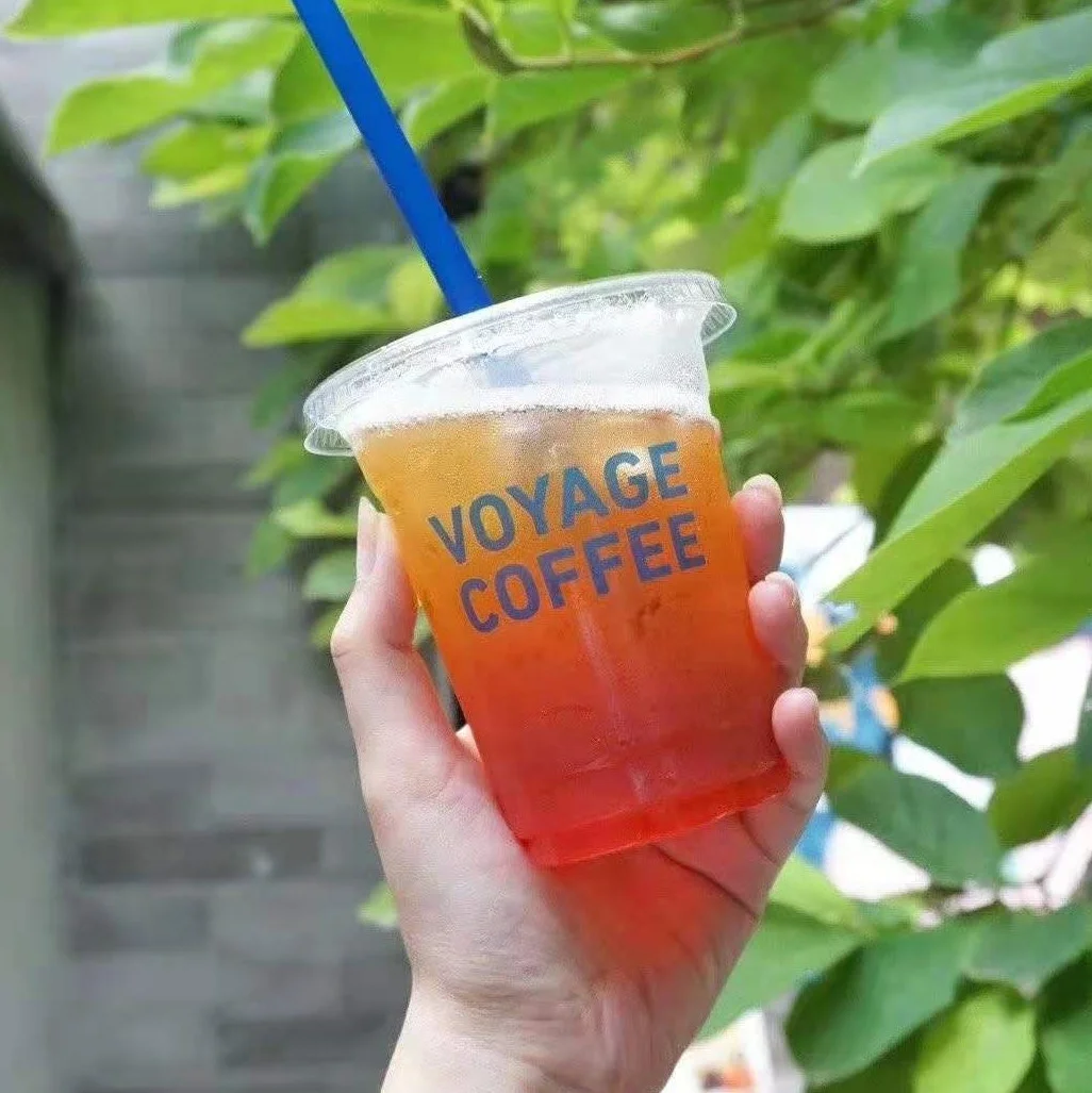 Disposable Plastic PET Bubble Tea Cups 12oz 16oz 22oz Boba Tea Ice Coffee smoothie cups Clear or Printed with Lids