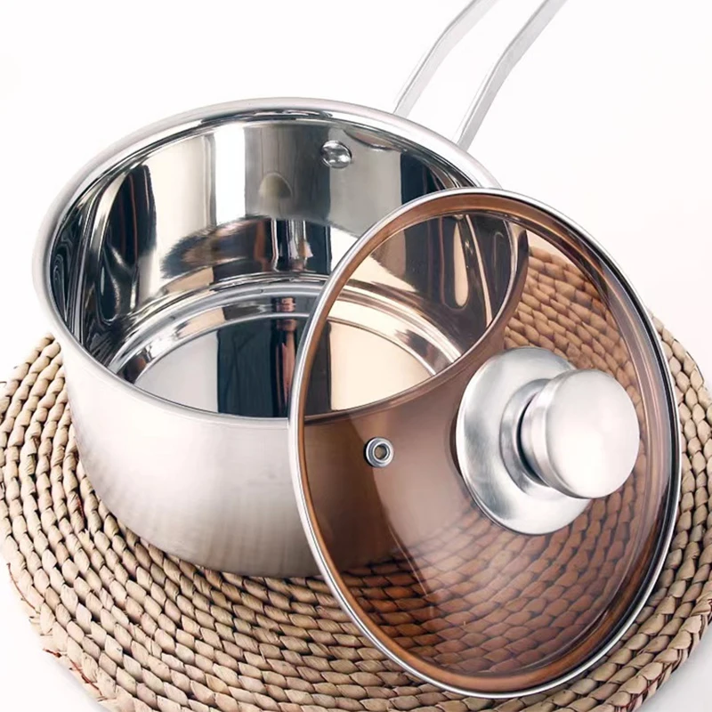 Manufacturer Customizable 3 Layers Stainless Steel Non Stick Cookware Pots Sets 6Pcs