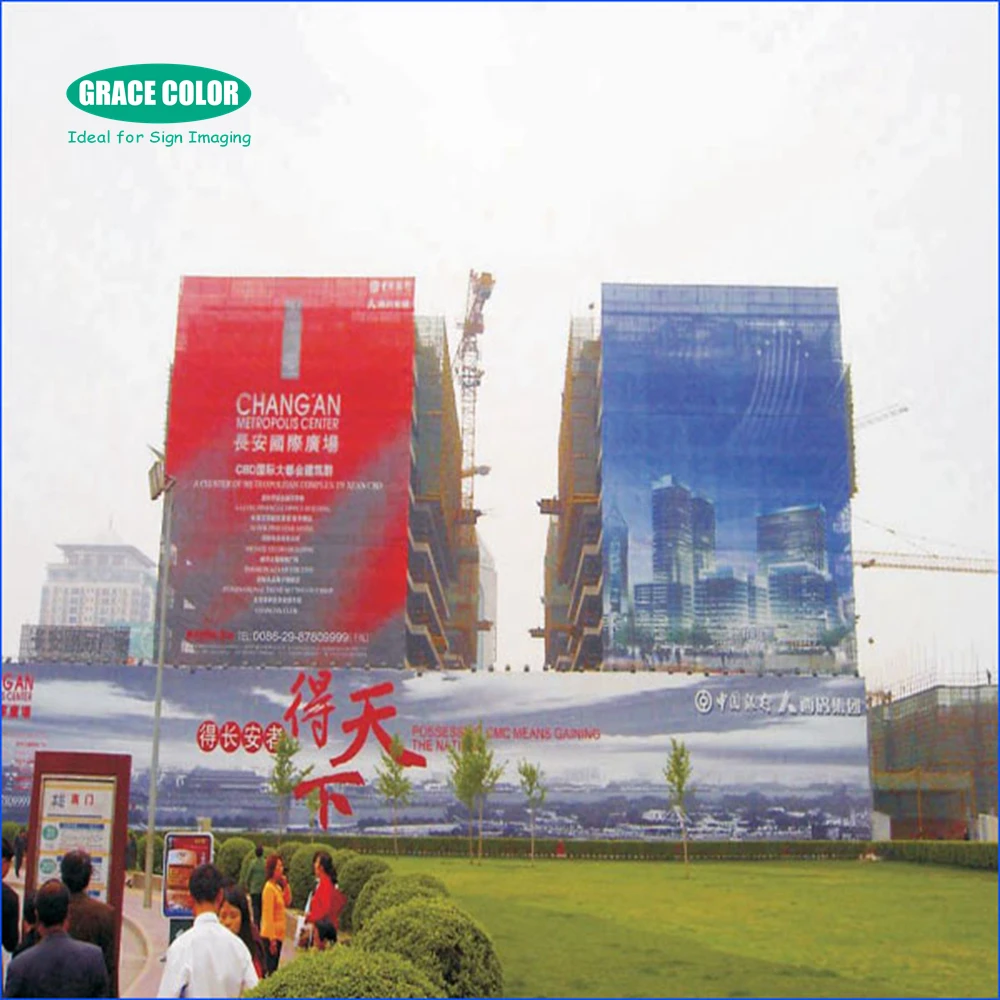 Mesh signage banner