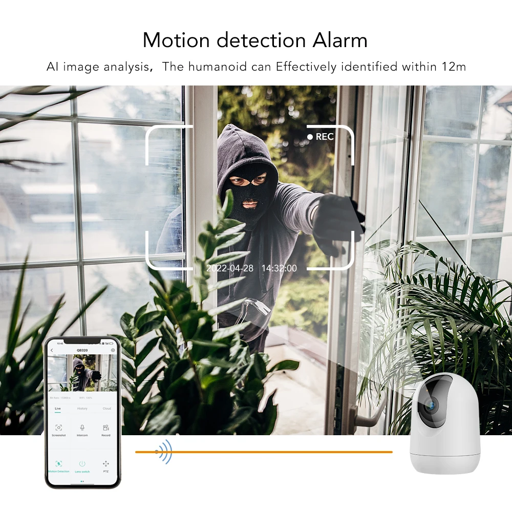 Amazon Hot Sale TUYA NEW Mini IP Camera 2K 3MP 360 PTZ WIFI indoor Wireless CCTV Security Network Camera