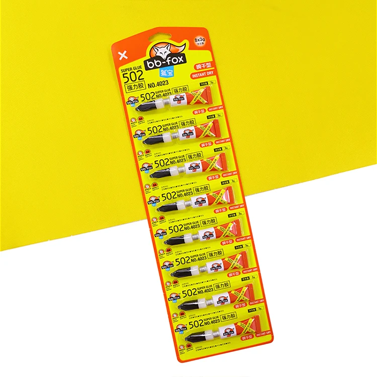 502 Super Glue manufacturer OEM ODM Cyanoacrylate Adhesive high quality Super Glue Fast & Strong Adhesive