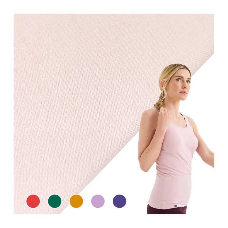 Pure Color Cotton Lavender Material Jersey Fabric, Factory Wholesale Knitted Cotton Jersey Fabric/