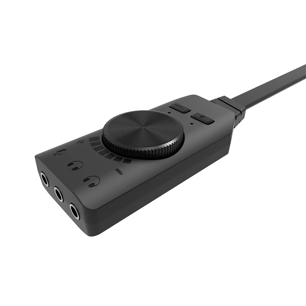  Виртуальная звуковая карта 7.1CH USB внешняя 3 5 мм наушники аудио интерфейс для компьютерной звуковой