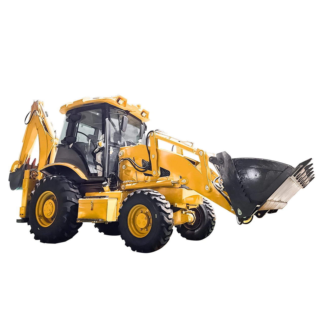 Chinese tractor New Backhoe Loader 4x4 Backhoe Price Mini Tractor Front End Compact Backhoe Loader With Excavator