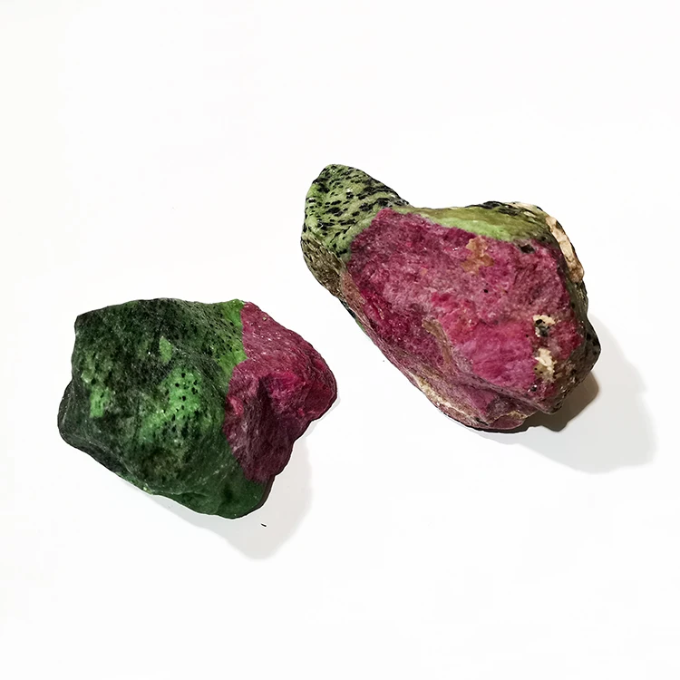 Treasure 100% High Quality Healing Stones Rough Red and Emerald Quartz Stone for Decoration Wholesale Natural Raw Red Green Love
