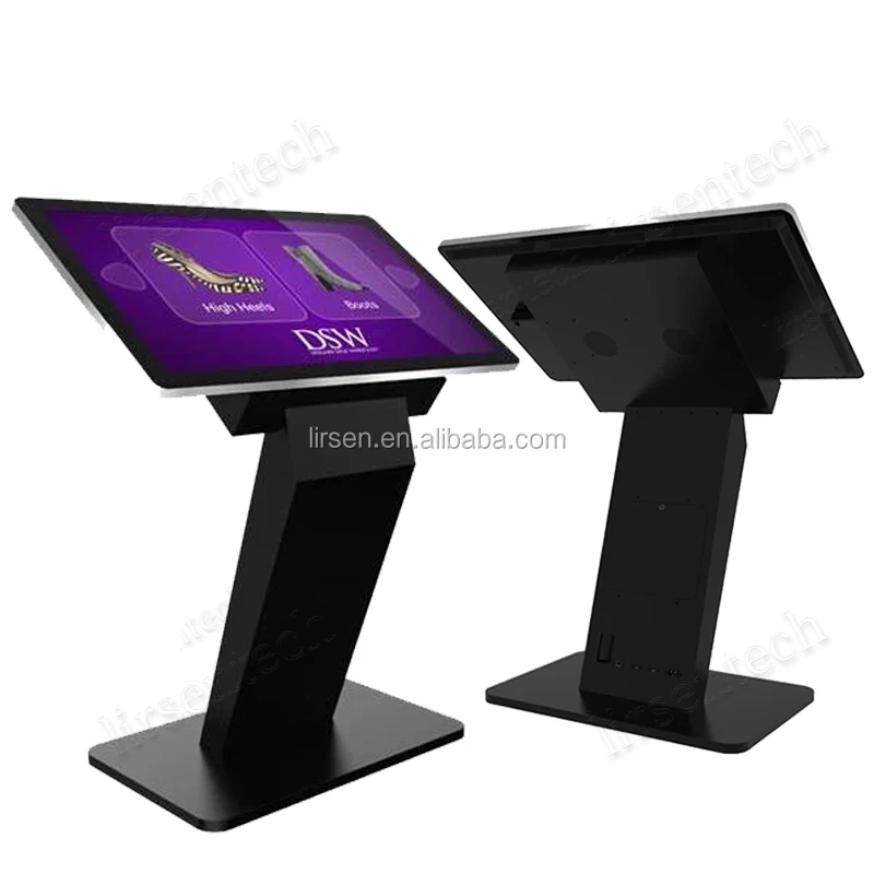 55 Inch Transparent Display Video Player Interactive Table Digital Signage Touch Screen LCD Screen 4k Wifi  Advertising Display