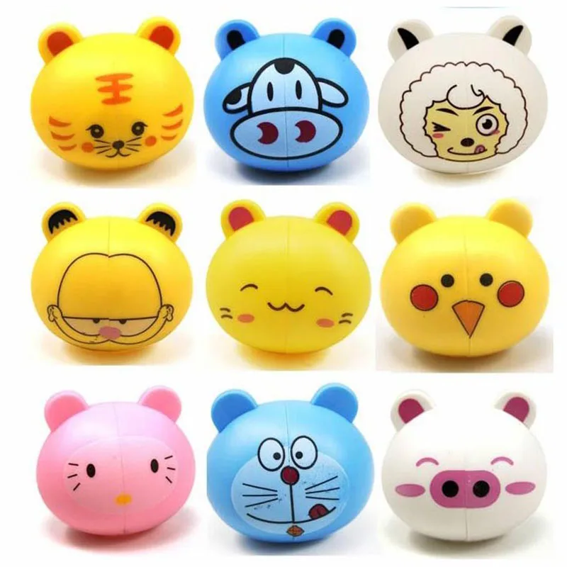 Wall Hanging Wall-mounted Funny Round Cute Suction Cap Animal Covered Plastic Sucker Toothbrush Holder