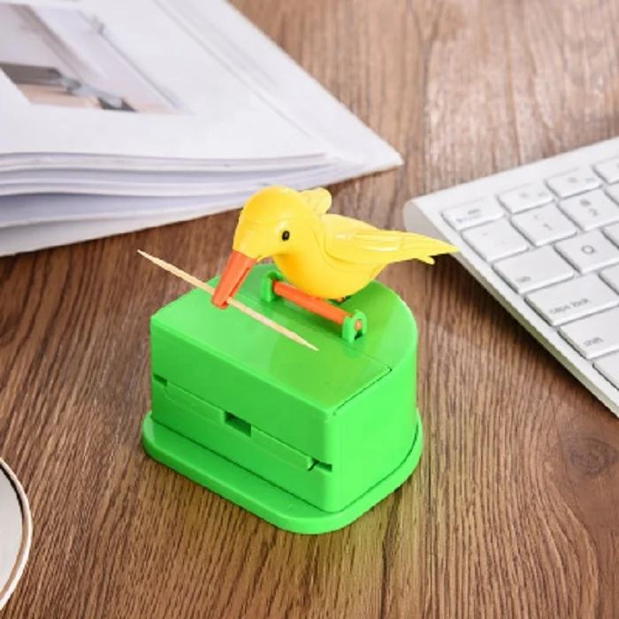 
Amazon Hot Sale Products Home Creative Press Plastic Toothpick Holder Box 
