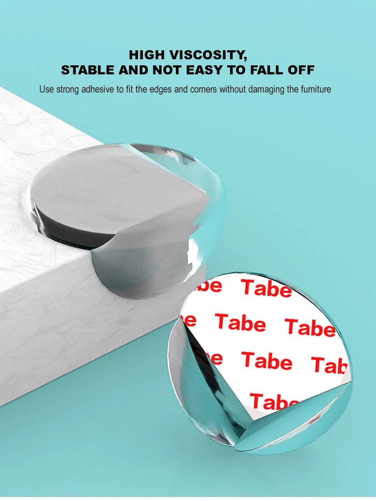 Clear Plastic Corner Guards Children Anticollision Edge Cover Baby PVC Safety Protector Table Corners Guards