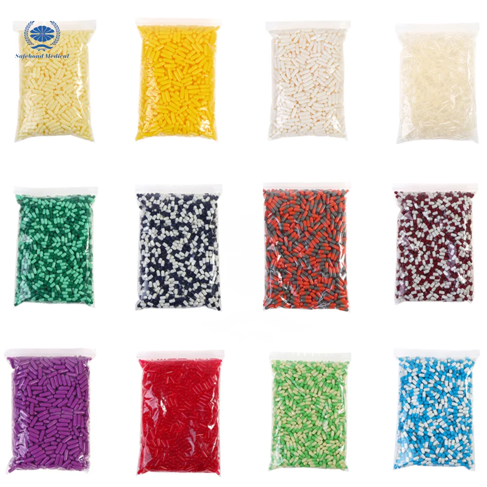 Wholesale Size 000 00 0 1 2 3 4 5 Gelatin Capsules Shells Empty Soft Gelatin Capsule