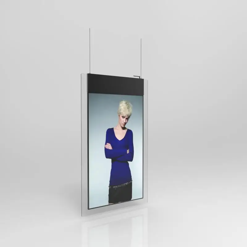 43 55 Inch High Brightness Hanging Shop Advertising Display Window Facing Digital Signage 3500 Nits Monitor Lcd Display Screen