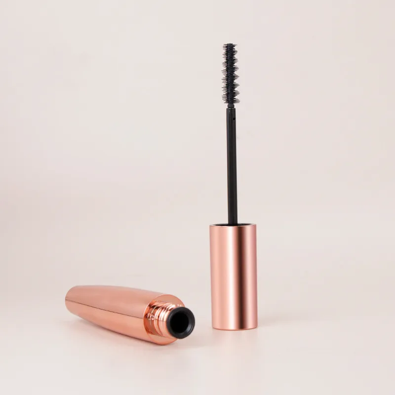 Luxury 7.3ml Pink Rose Gold Empty Eyelash Container Irregularity Mascara Tube with Private Label