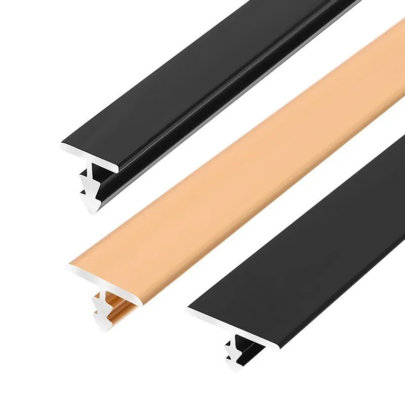 18mm champagne decorative edge banding aluminum strip Aluminum alloy for T-shaped edge banding