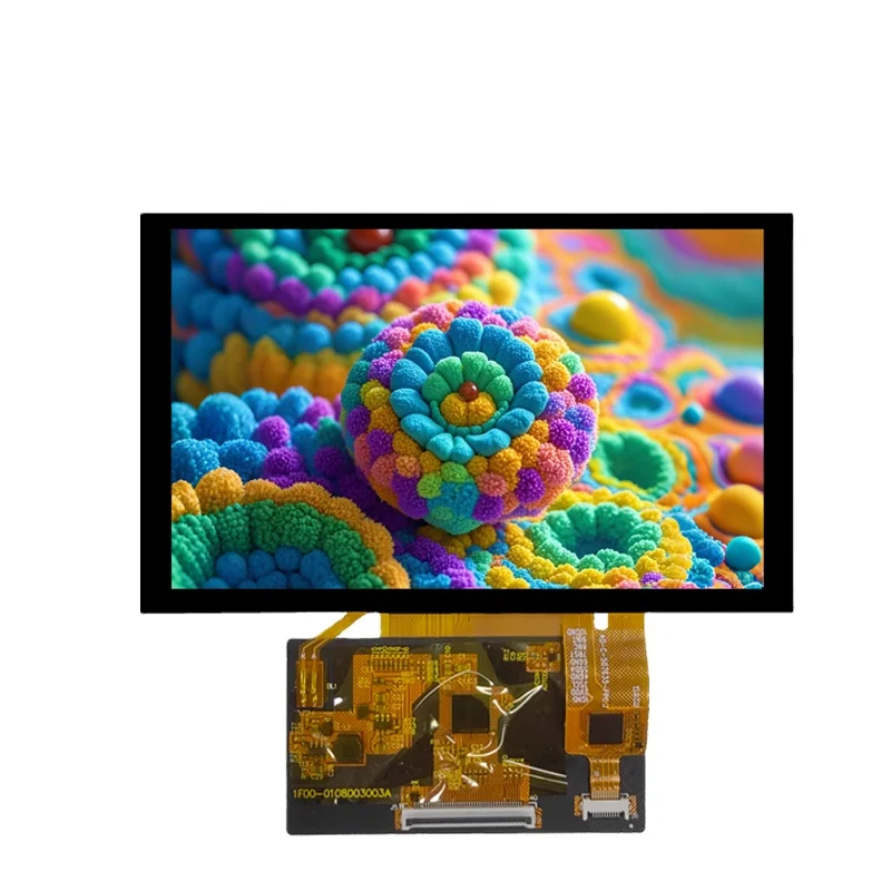 5 дюймов 800*480 IPS ЖК-дисплей модуль-IPS/QSPI/8080 интерфейс с емкостной сенсорной панелью